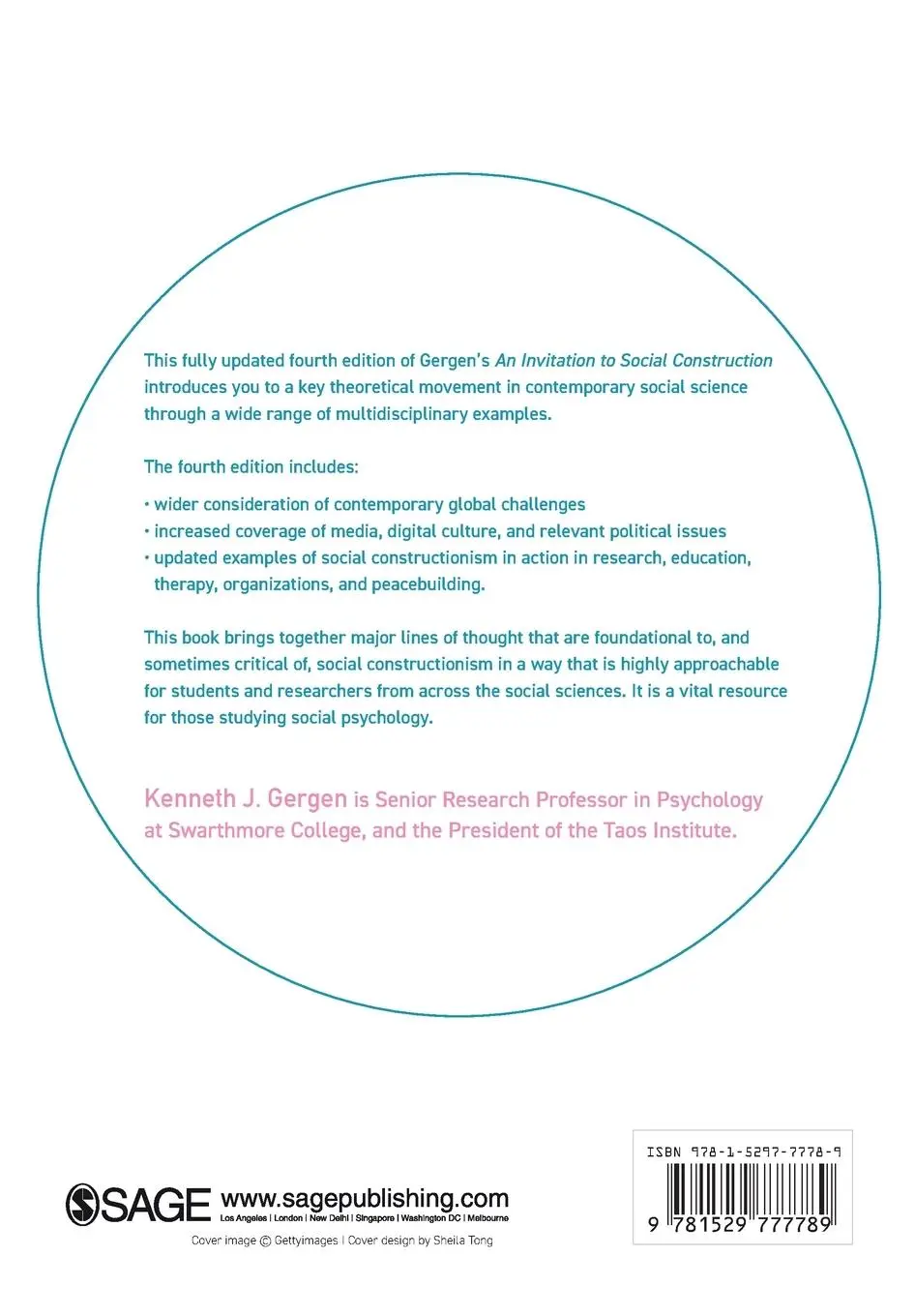 Rückseite: 9781529777789 | An Invitation to Social Construction | Co-Creating the Future | Gergen