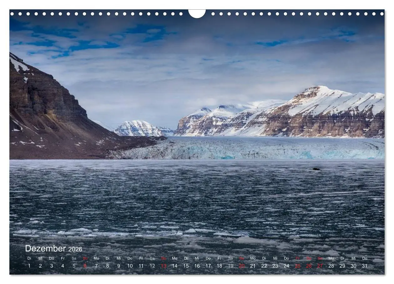 Bild: 9783516087789 | Spitzbergen - Impressionen aus der Arktis (Wandkalender 2026 DIN A3...