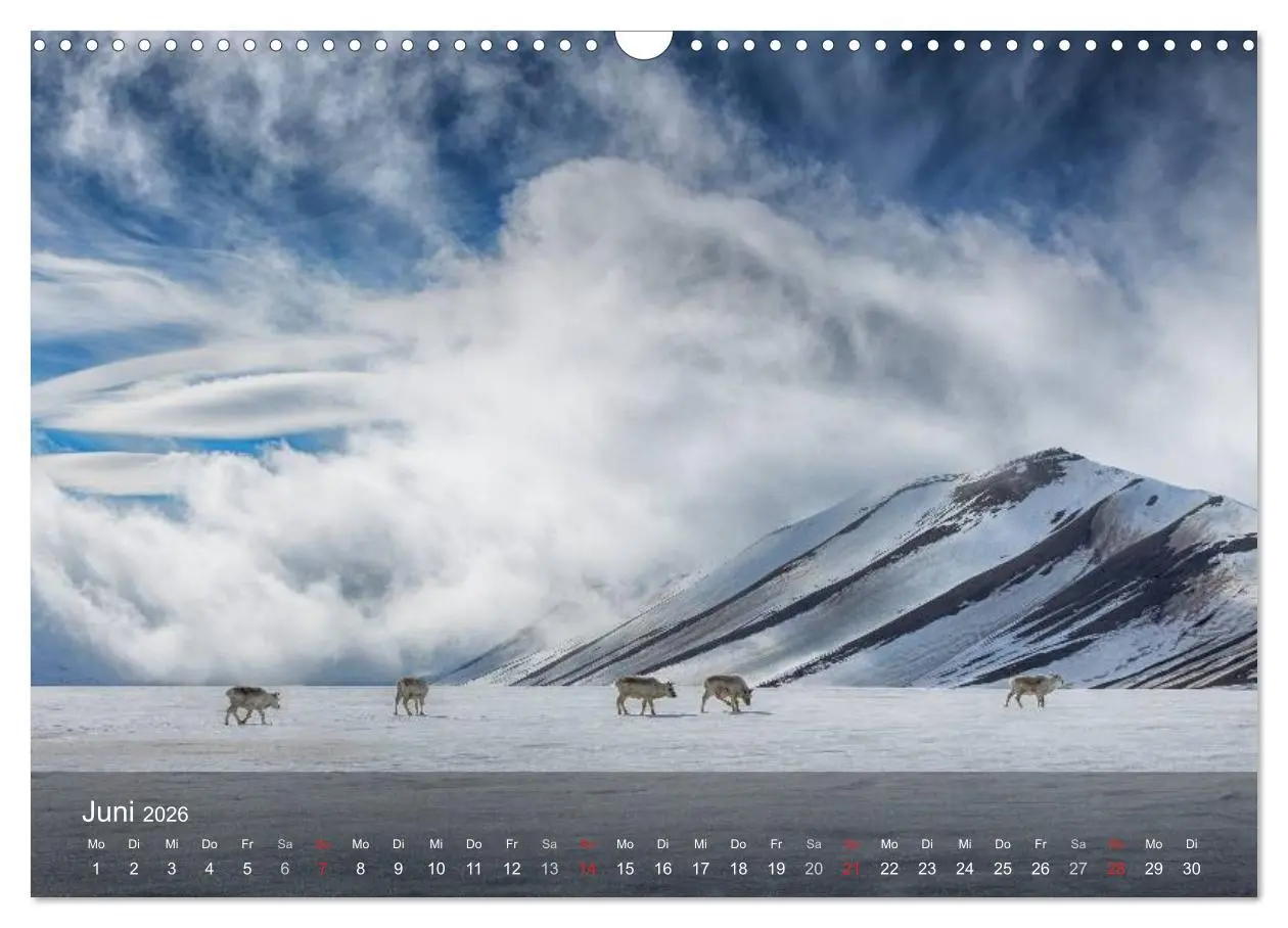 Bild: 9783516087789 | Spitzbergen - Impressionen aus der Arktis (Wandkalender 2026 DIN A3...