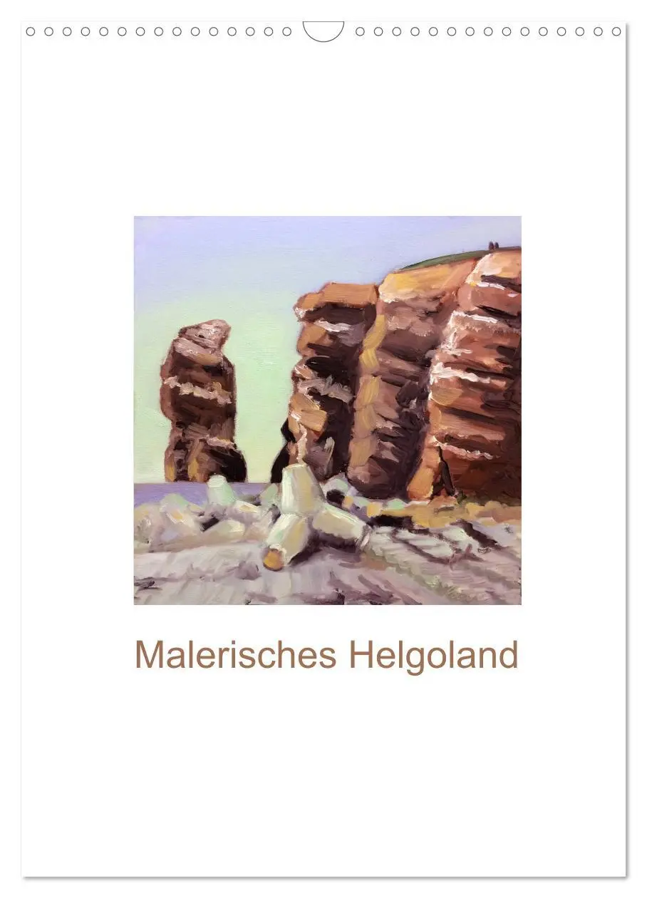 Cover: 9783516397789 | Malerisches Helgoland (Wandkalender 2026 DIN A3 hoch), CALVENDO...