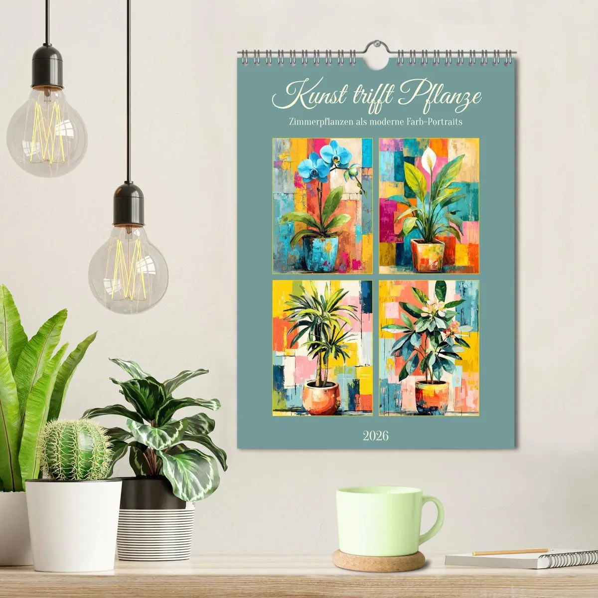 Bild: 9783516607789 | Kunst trifft Pflanze. Zimmerpflanzen als moderne Farb-Portraits...