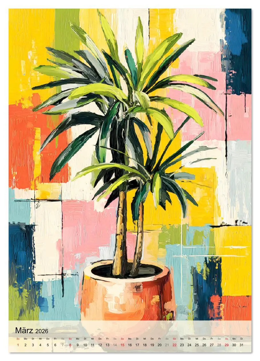 Bild: 9783516607789 | Kunst trifft Pflanze. Zimmerpflanzen als moderne Farb-Portraits...