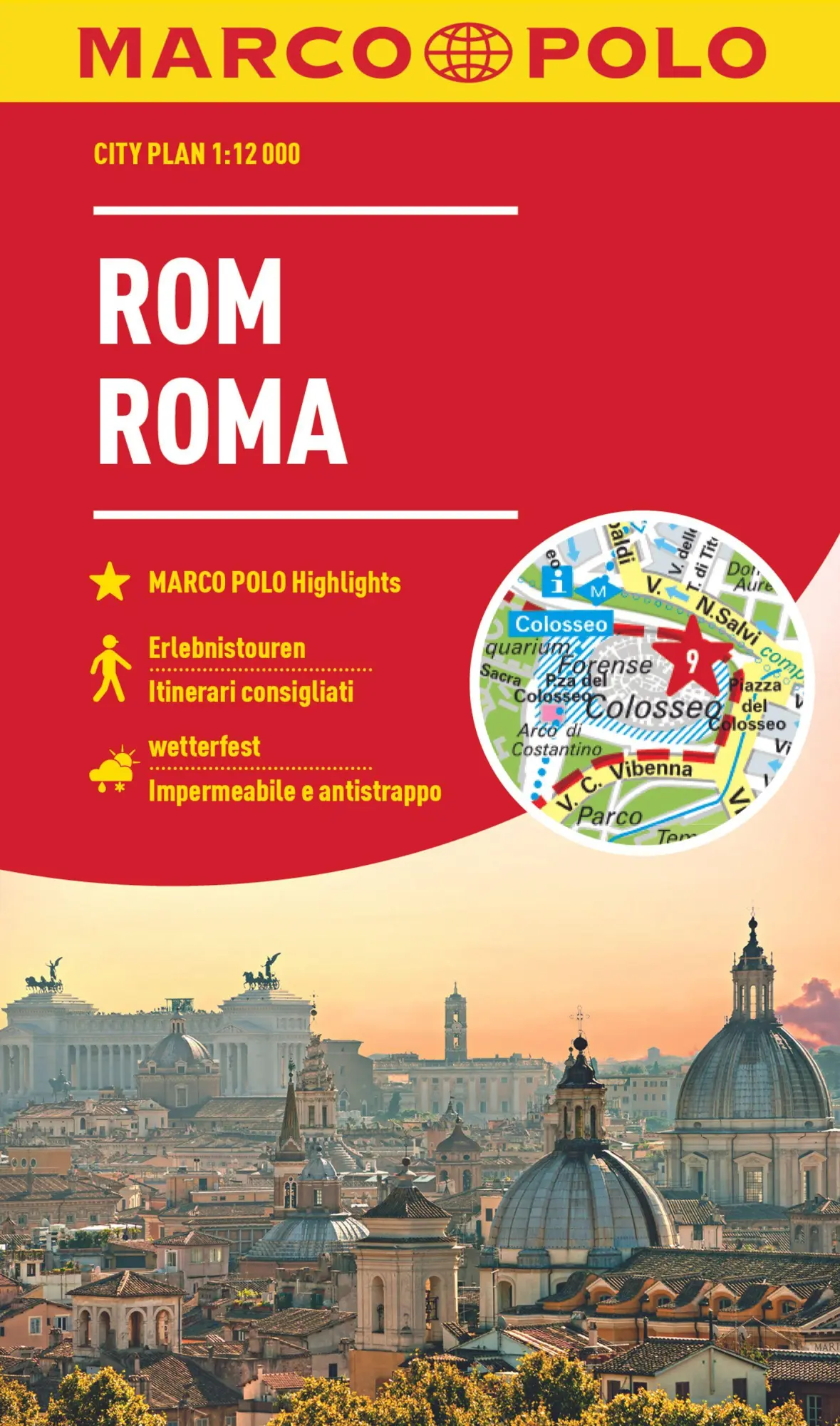 Cover: 9783575017789 | MARCO POLO Cityplan Rom 1:12.000 | Marco Polo Verlag | (Land-)Karte