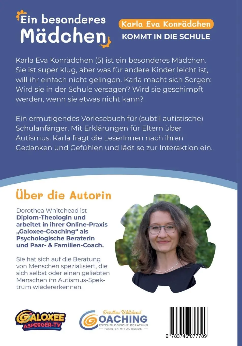 Rückseite: 9783746077789 | Karla Eva Konrädchen. Ein besonderes Mädchen | Kommt in die Schule