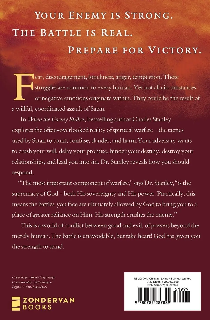 Rückseite: 9780785287889 | When the Enemy Strikes | The Keys to Winning Your Spiritual Battles