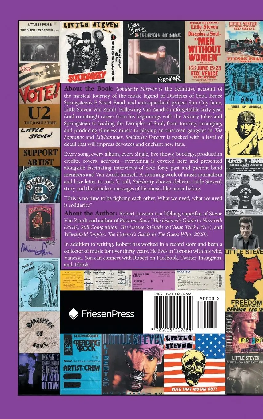 Rückseite: 9781038317889 | Solidarity Forever | The Art and Soul of Stevie Van Zandt | Lawson