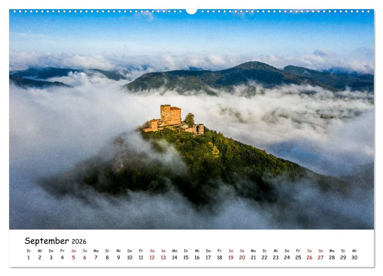 Bild: 9783457297889 | Pfälzer Burgen (hochwertiger Premium Wandkalender 2026 DIN A2...
