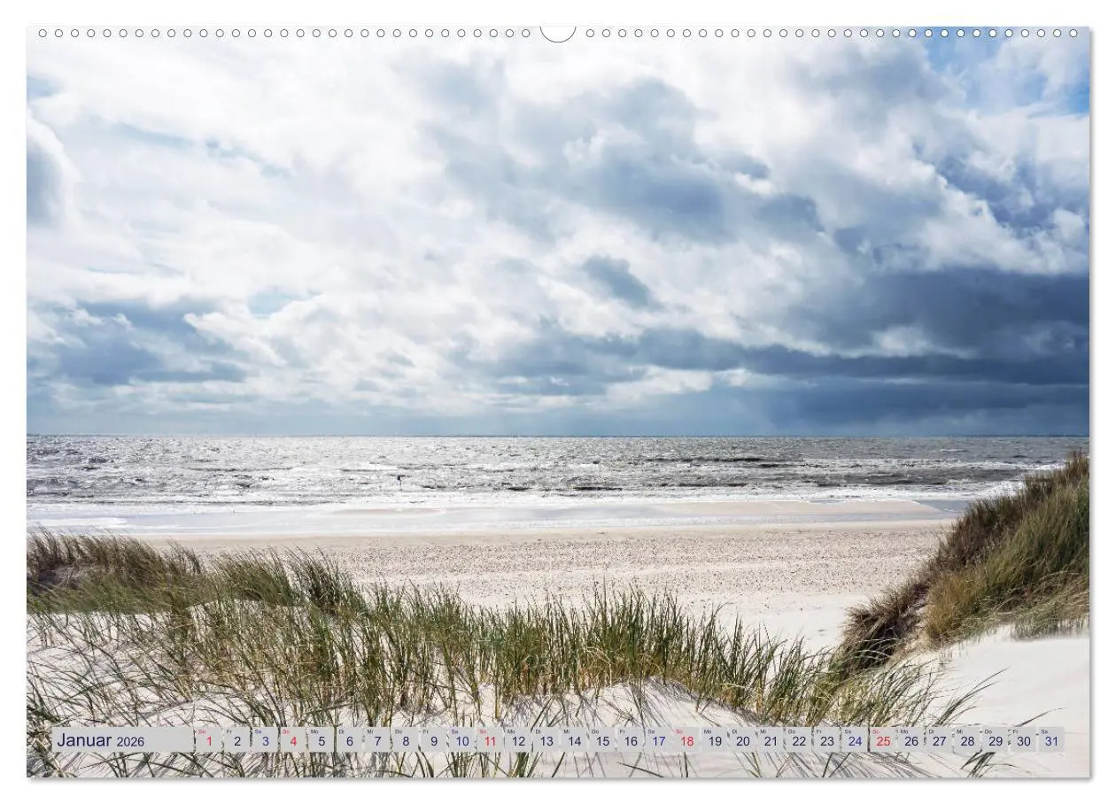 Bild: 9783457817889 | Blavand und die Westküste (Wandkalender 2026 DIN A2 quer), CALVENDO...