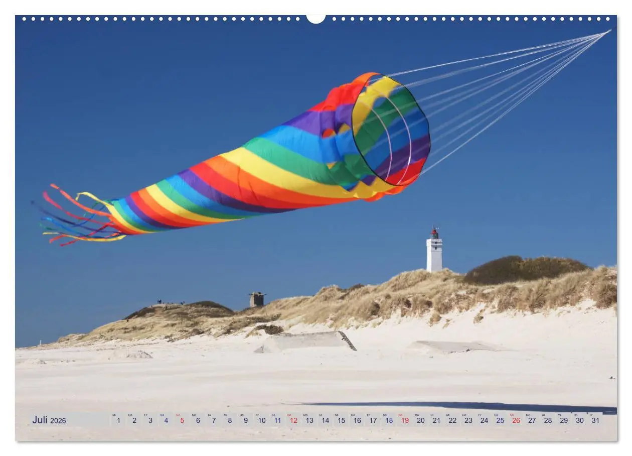 Bild: 9783457817889 | Blavand und die Westküste (Wandkalender 2026 DIN A2 quer), CALVENDO...