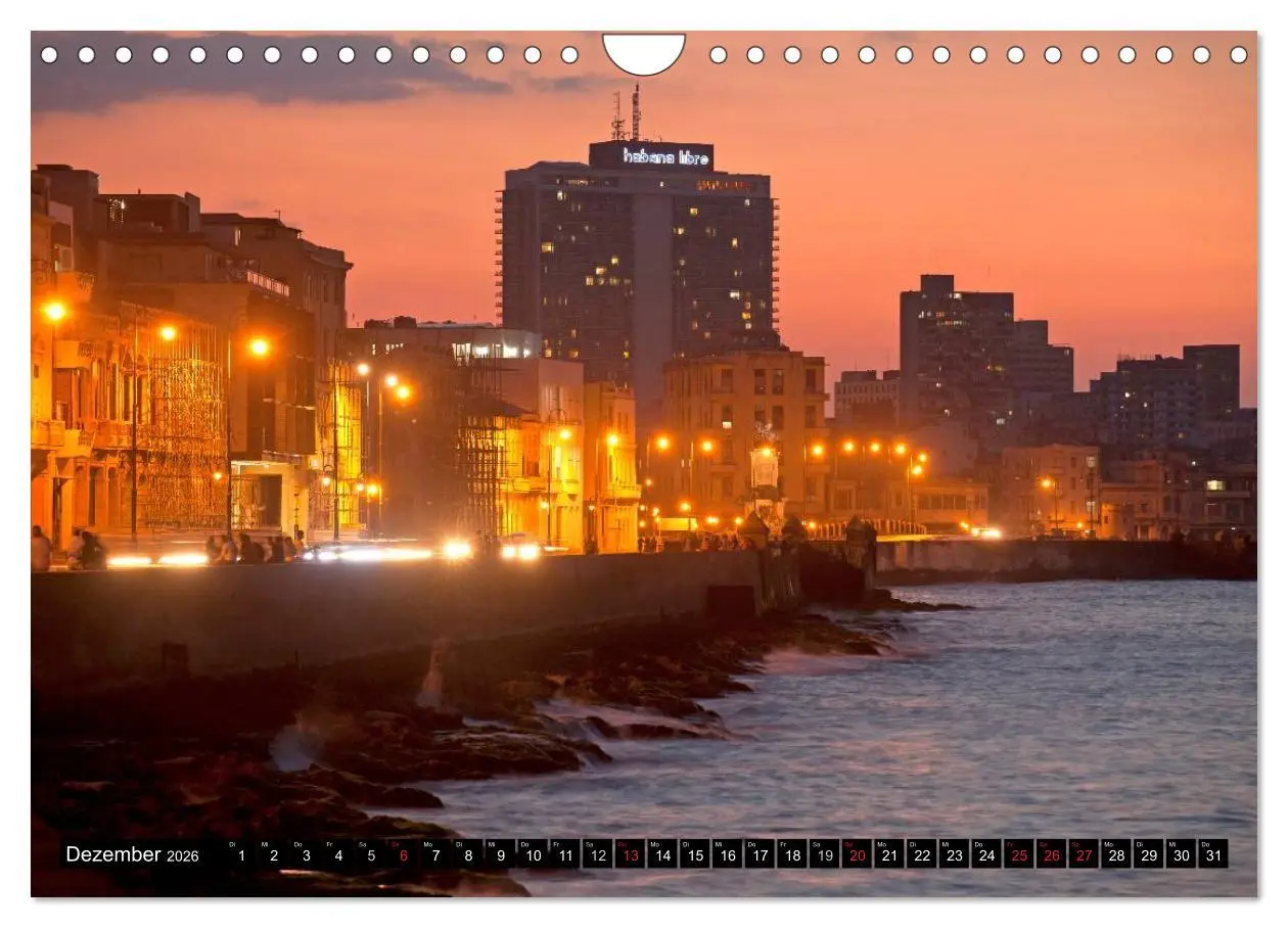 Bild: 9783516147889 | Cuba (Wandkalender 2026 DIN A4 quer), CALVENDO Monatskalender | 2026
