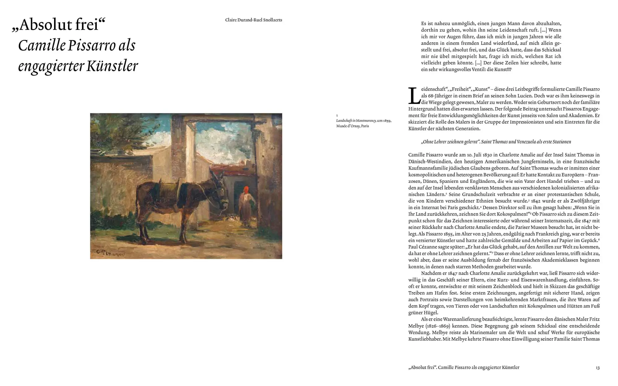 Bild: 9783791377889 | Mit offenem Blick. Der Impressionist Pissarro | Angelica Daneo (u. a.)