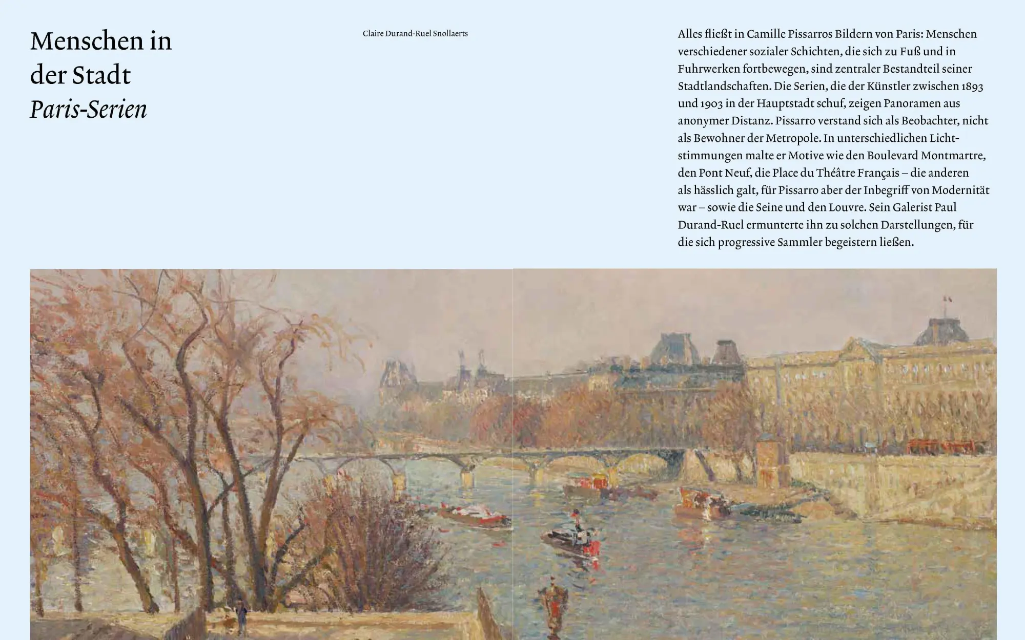 Bild: 9783791377889 | Mit offenem Blick. Der Impressionist Pissarro | Angelica Daneo (u. a.)