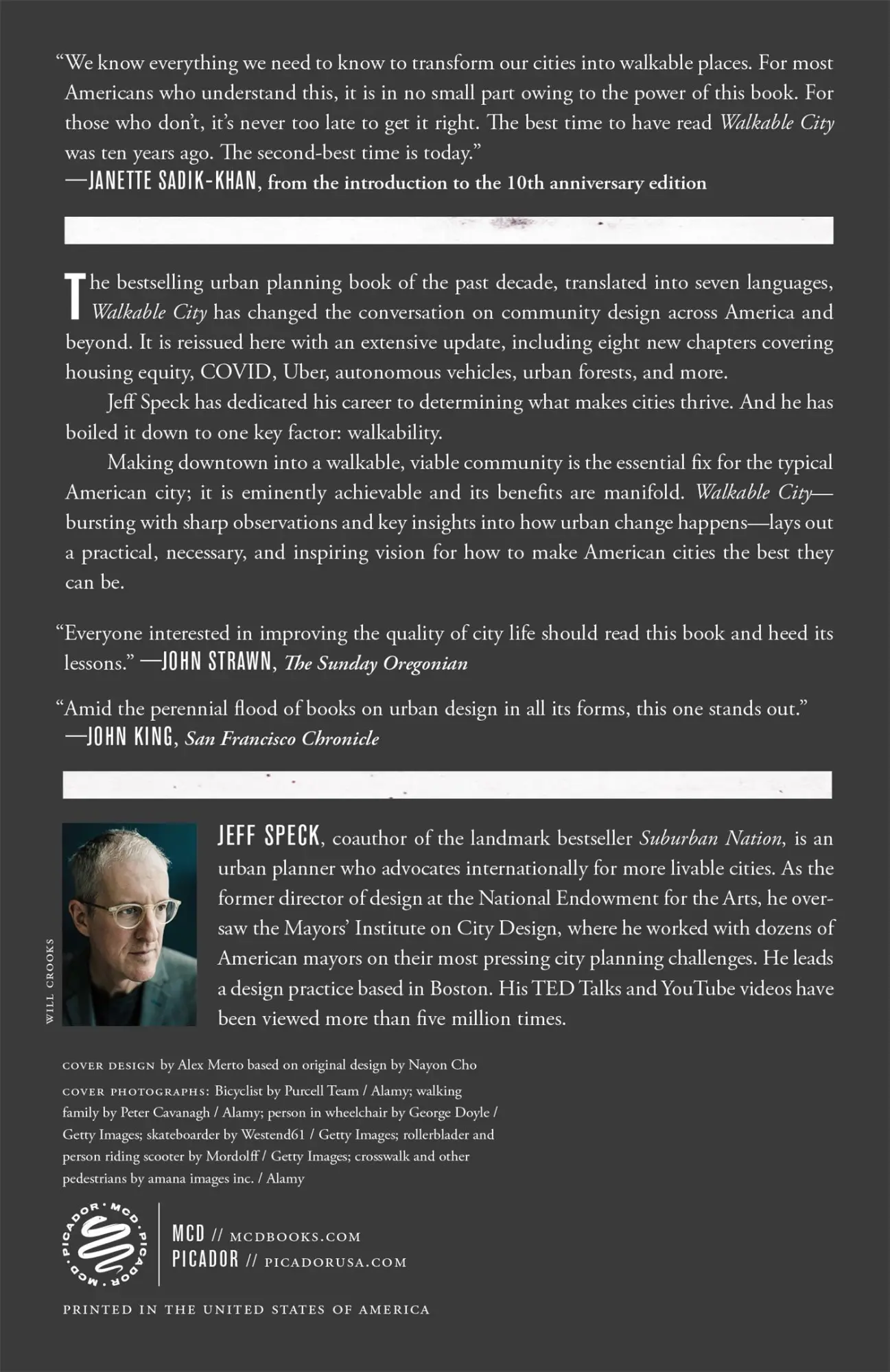 Rückseite: 9781250857989 | Walkable City | Jeff Speck | Taschenbuch | Kartoniert / Broschiert