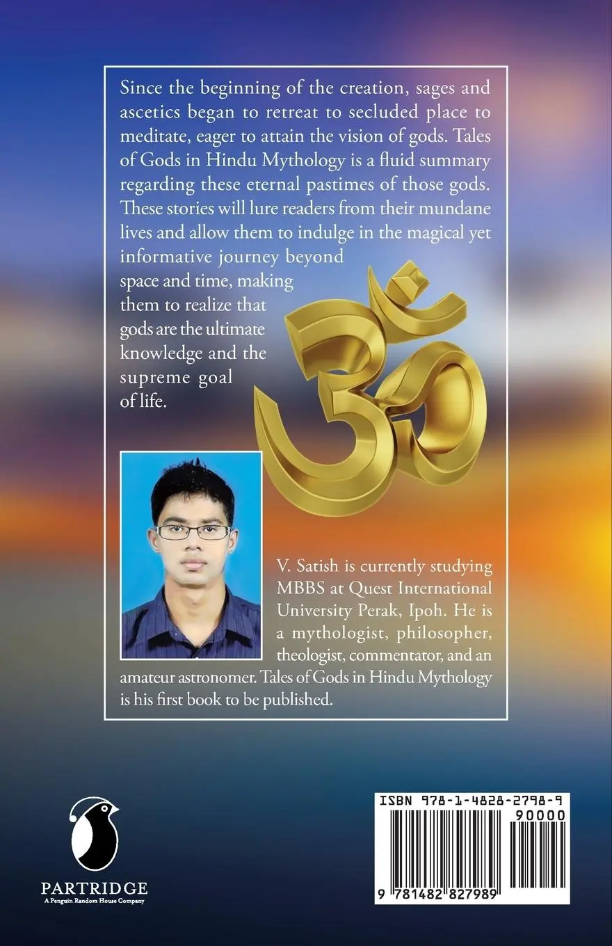 Rückseite: 9781482827989 | Tales of Gods in Hindu Mythology | V. Satish | Taschenbuch | Englisch