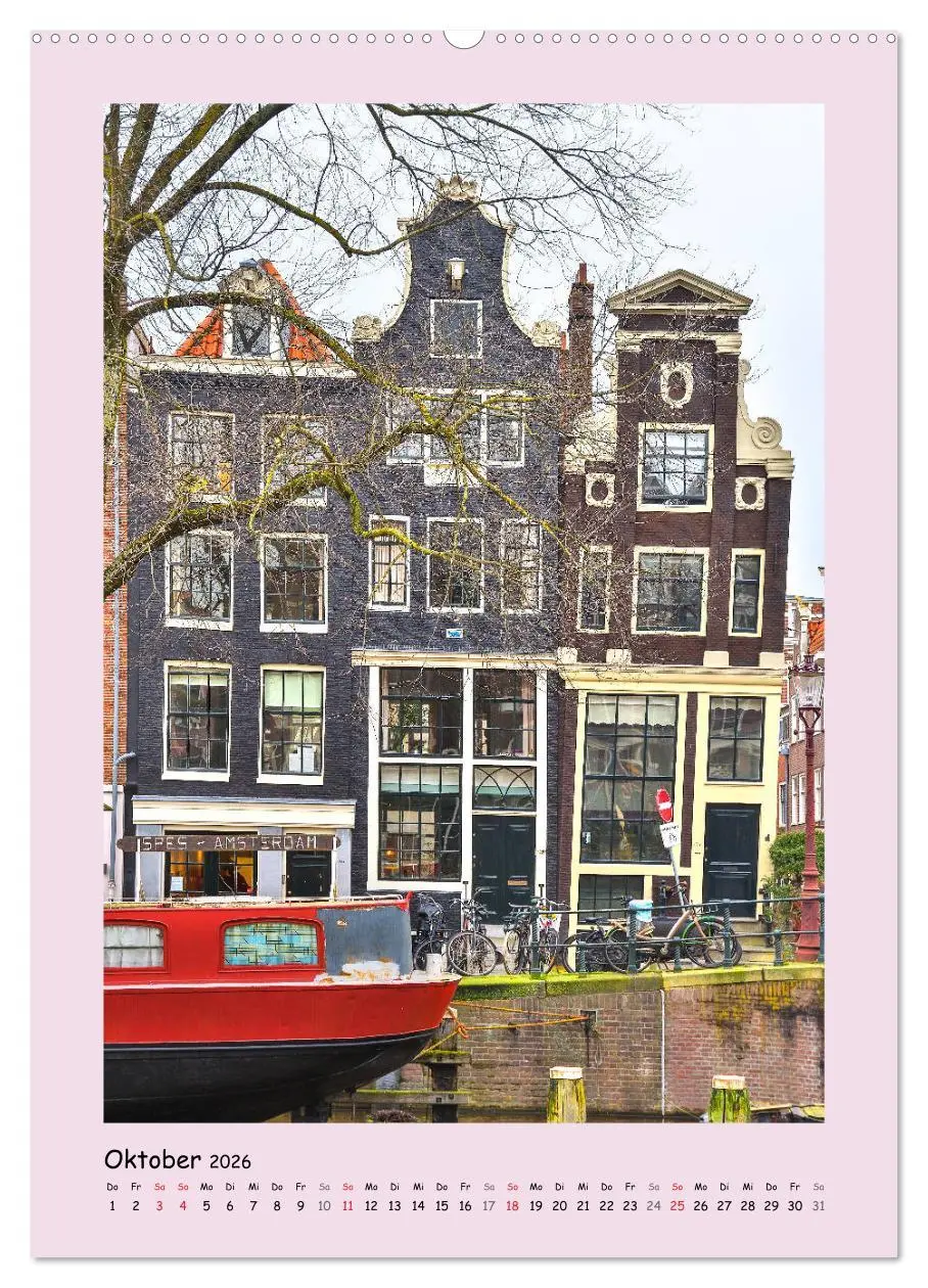 Bild: 9783516377989 | Amsterdam - Alles nur Fassade (hochwertiger Premium Wandkalender...