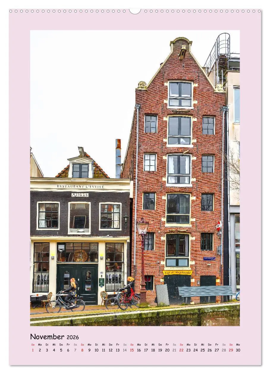 Bild: 9783516377989 | Amsterdam - Alles nur Fassade (hochwertiger Premium Wandkalender...