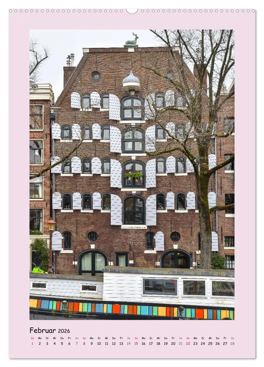 Bild: 9783516377989 | Amsterdam - Alles nur Fassade (hochwertiger Premium Wandkalender...