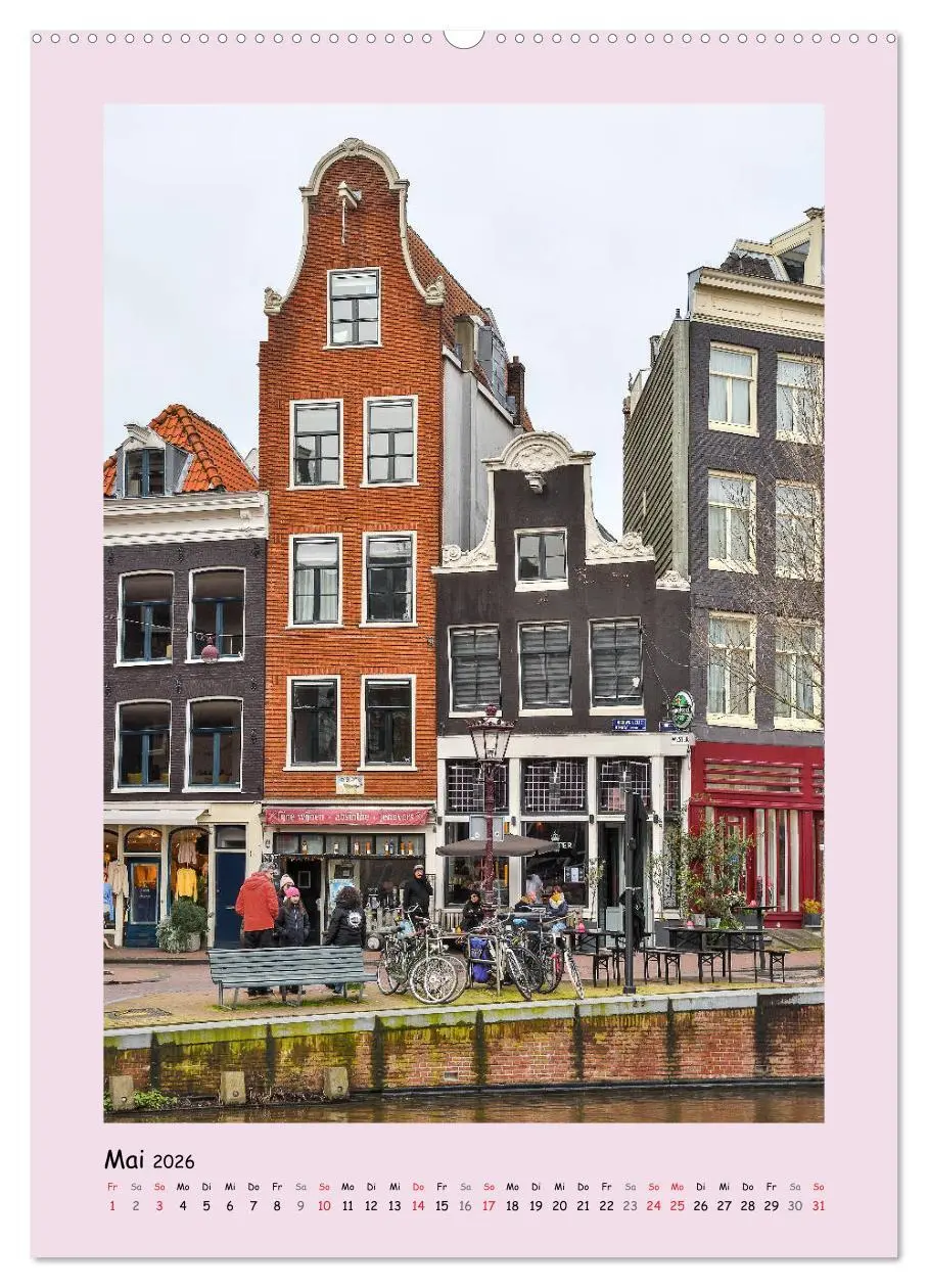 Bild: 9783516377989 | Amsterdam - Alles nur Fassade (hochwertiger Premium Wandkalender...