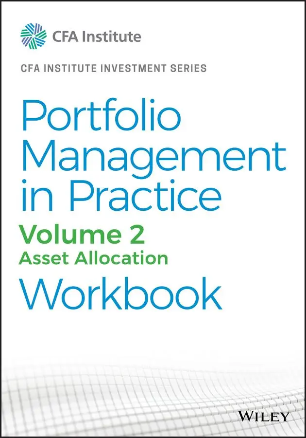 Cover: 9781119788089 | Portfolio Management in Practice, Volume 2 | Asset Allocation Workbook