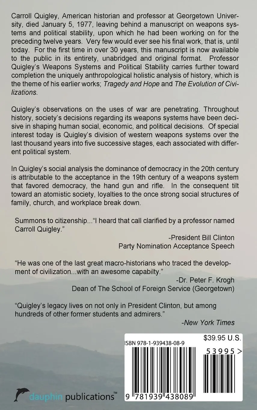 Rückseite: 9781939438089 | Weapons Systems and Political Stability | A History | Carroll Quigley