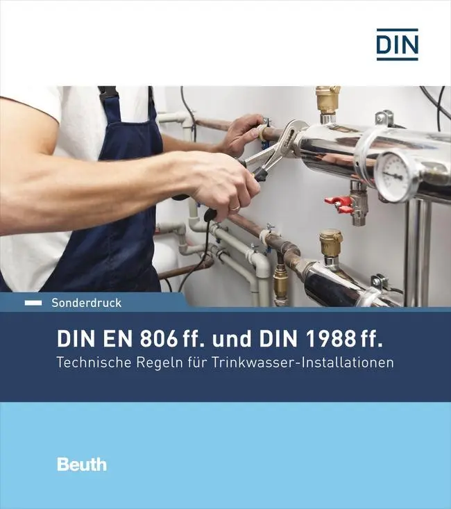 Cover: 9783410308089 | DIN EN 806 ff. und DIN 1988 ff. | Taschenbuch | 400 S. | Deutsch Cover: 9783410308089 | DIN EN 806 ff. und DIN 1988 ff. | Taschenbuch | 400 S. | Deutsch