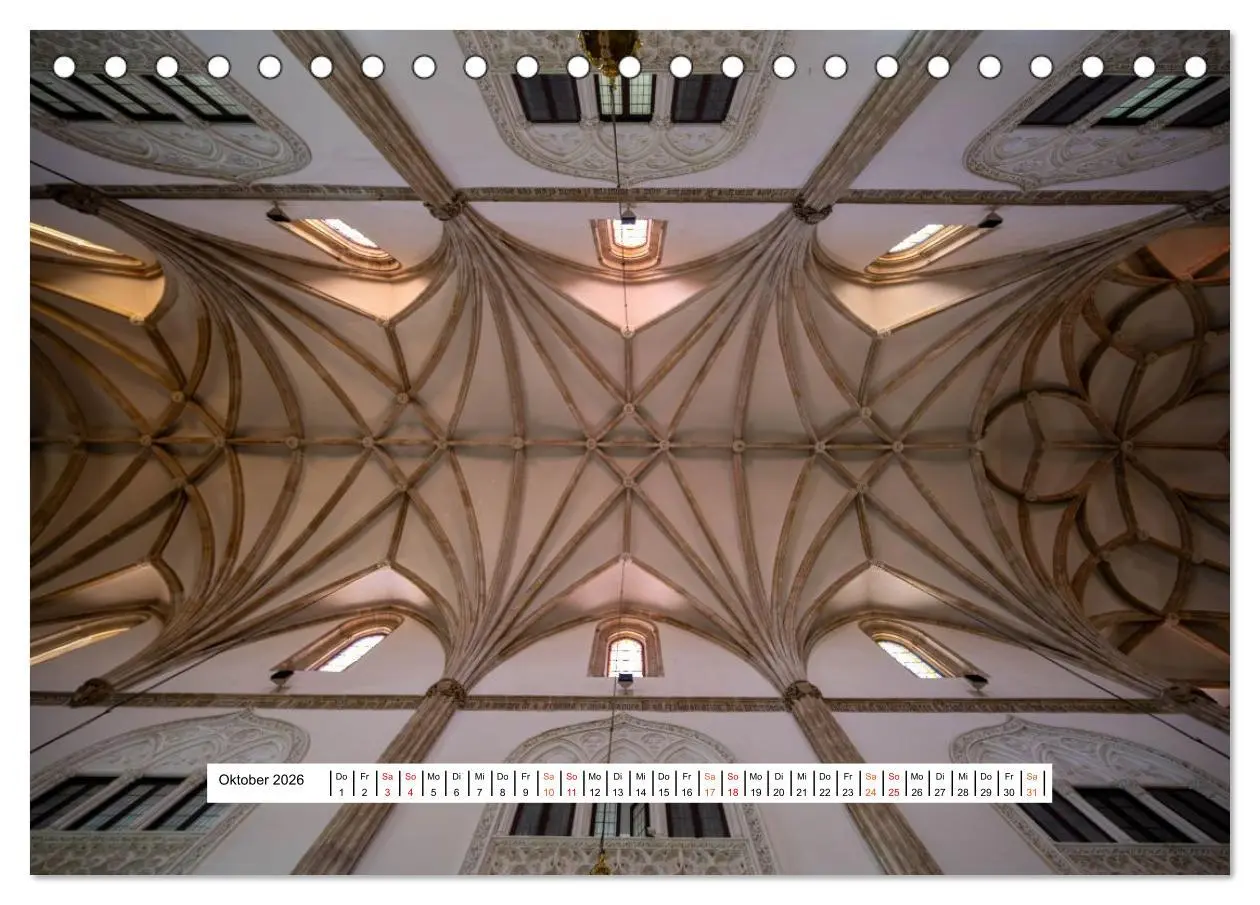 Bild: 9783516648089 | Gewölbe des Glaubens - Kirchendecken Europas (Tischkalender 2026...