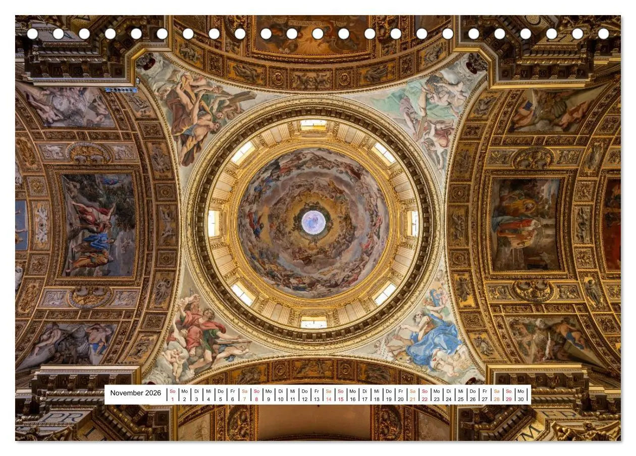 Bild: 9783516648089 | Gewölbe des Glaubens - Kirchendecken Europas (Tischkalender 2026...