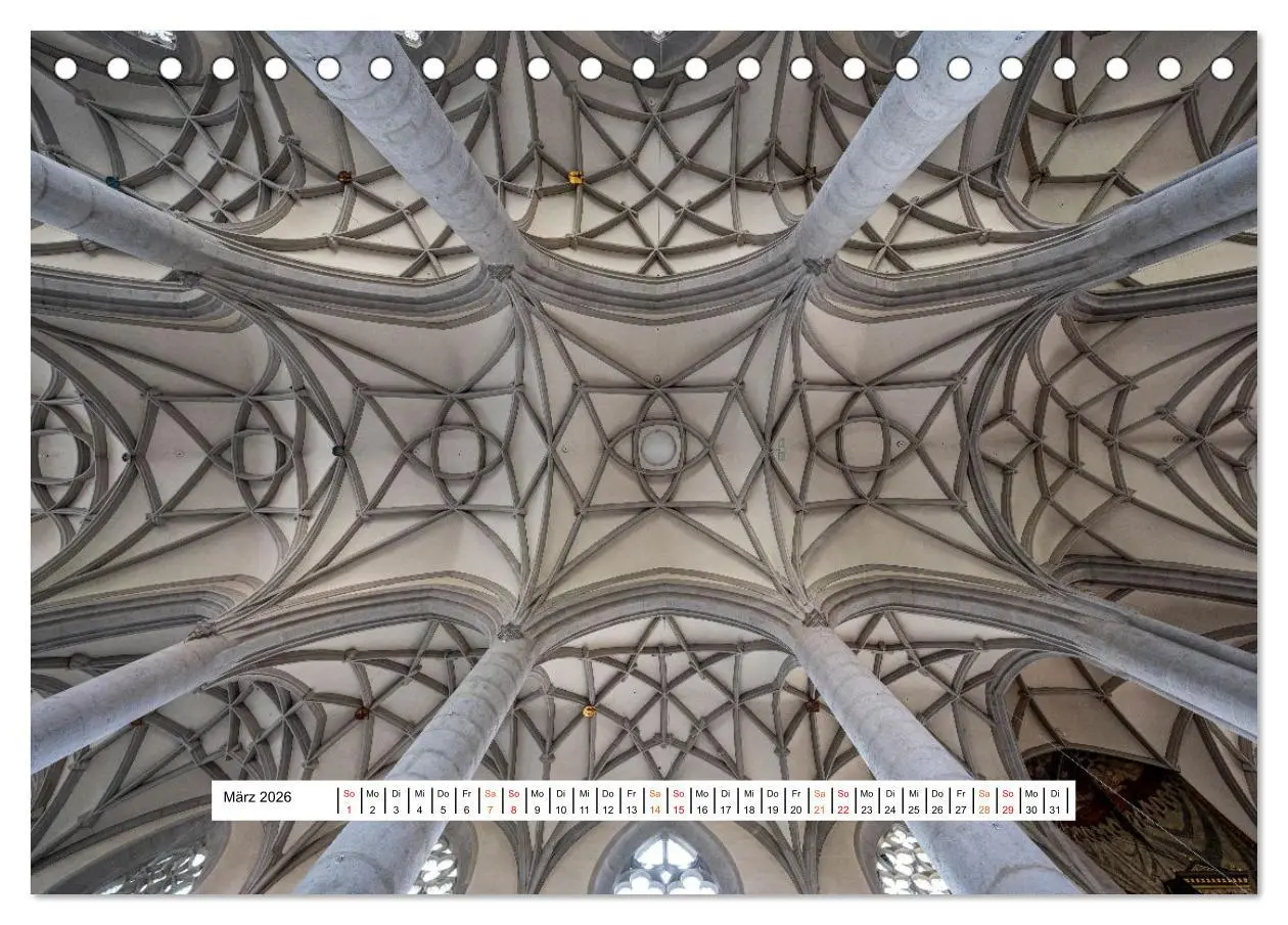 Bild: 9783516648089 | Gewölbe des Glaubens - Kirchendecken Europas (Tischkalender 2026...