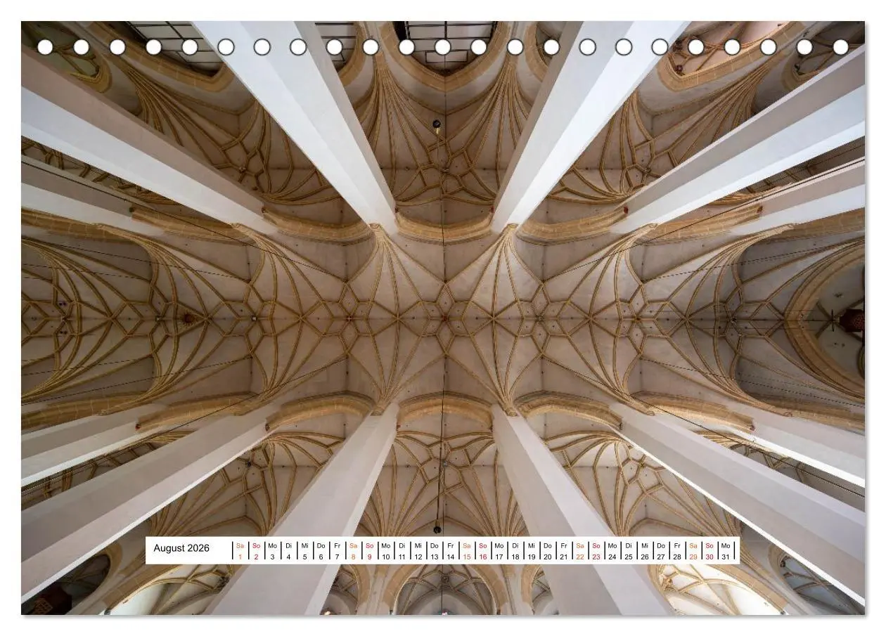 Bild: 9783516648089 | Gewölbe des Glaubens - Kirchendecken Europas (Tischkalender 2026...