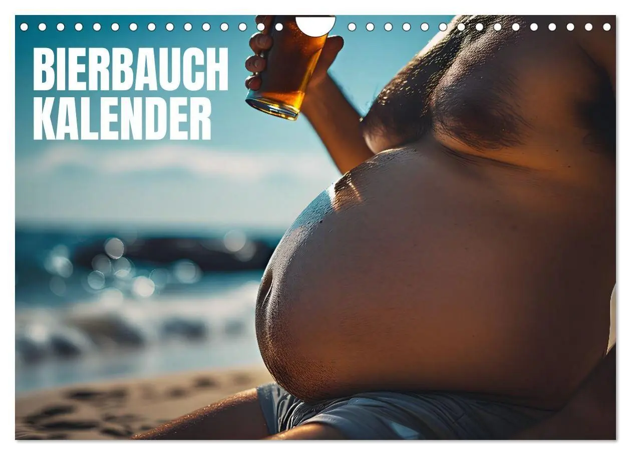 Cover: 9783594248089 | Lustige Kalender Männer mit Bierbäuchen - Bierbauch Kalender...
