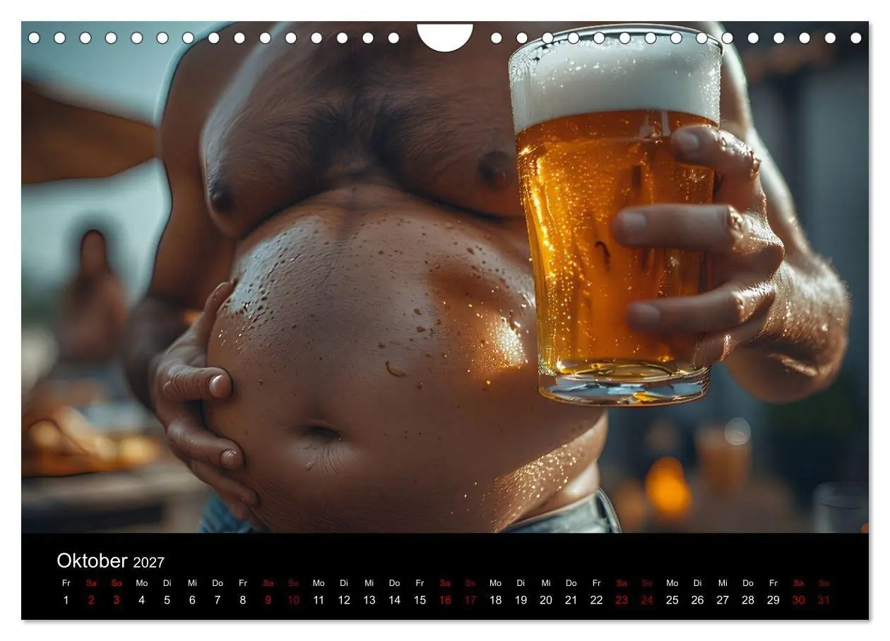 Bild: 9783594248089 | Lustige Kalender Männer mit Bierbäuchen - Bierbauch Kalender...