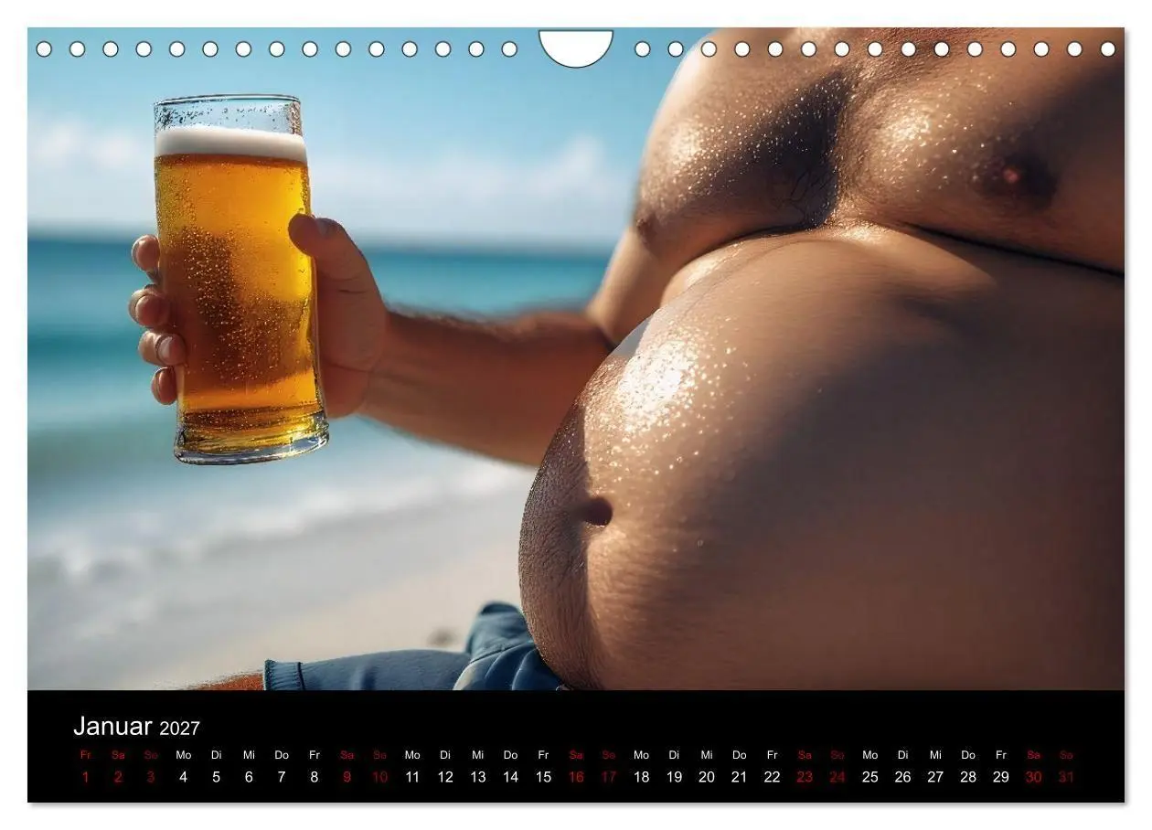 Bild: 9783594248089 | Lustige Kalender Männer mit Bierbäuchen - Bierbauch Kalender...