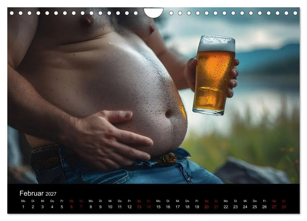 Bild: 9783594248089 | Lustige Kalender Männer mit Bierbäuchen - Bierbauch Kalender...