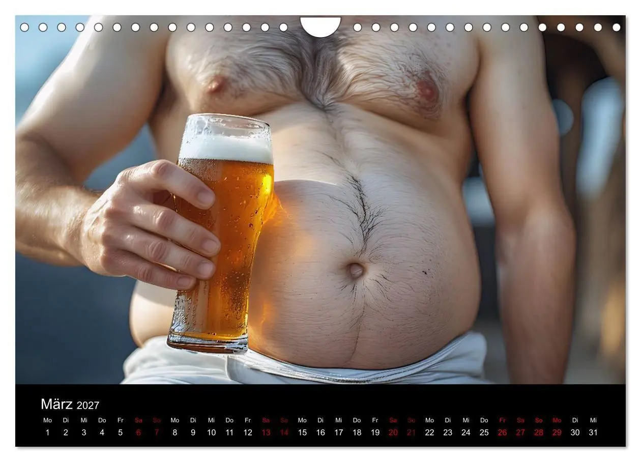 Bild: 9783594248089 | Lustige Kalender Männer mit Bierbäuchen - Bierbauch Kalender...