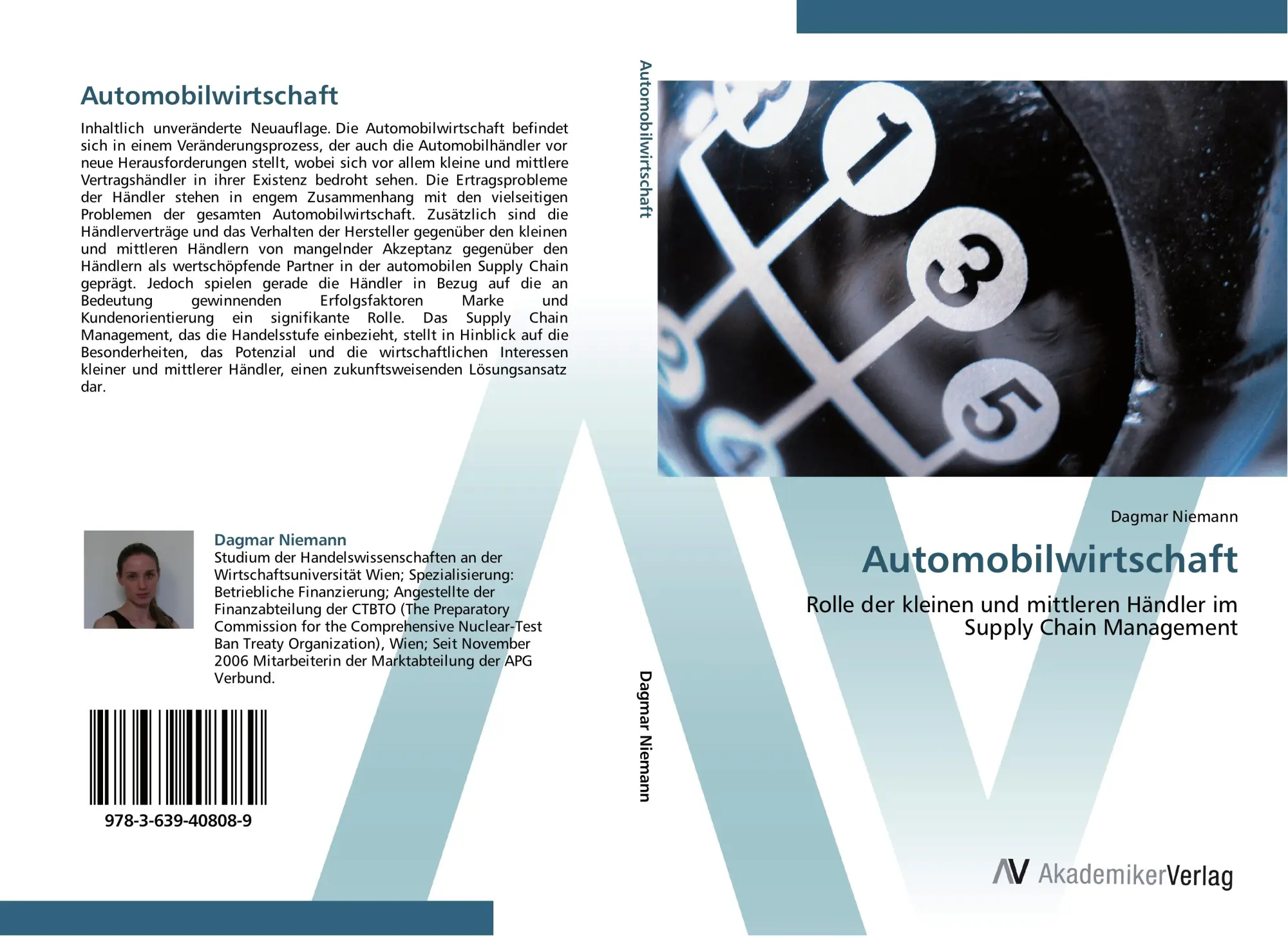 Cover: 9783639408089 | Automobilwirtschaft | Dagmar Niemann | Taschenbuch | 108 S. | Deutsch
