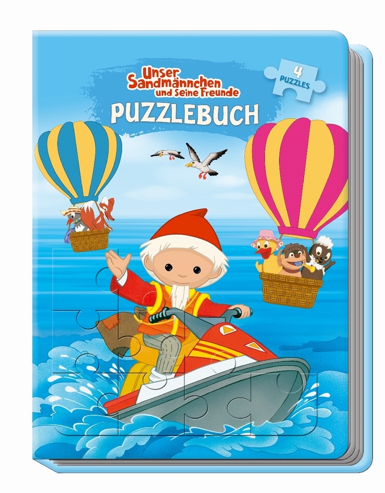 Cover: 9783957748089 | Unser Sandmännchen und seine Freunde Puzzlebuch | 4 Puzzles | Buch