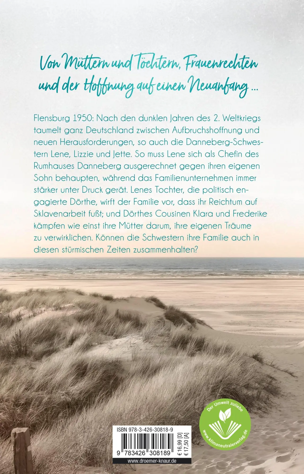 Rückseite: 9783426308189 | Schwestern im Aufbruch | Roman | Sybille Schrödter | Taschenbuch