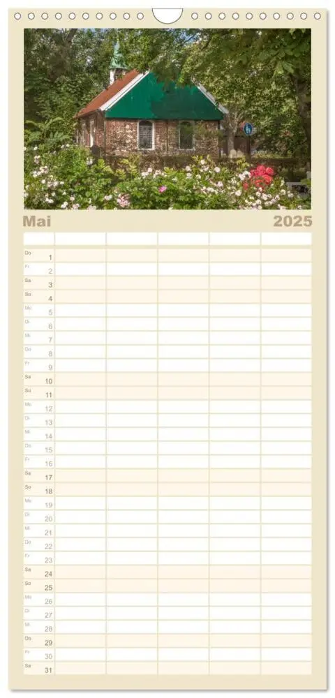 Bild: 9783457098189 | Familienplaner 2025 - Moin Spiekeroog mit 5 Spalten (Wandkalender,...