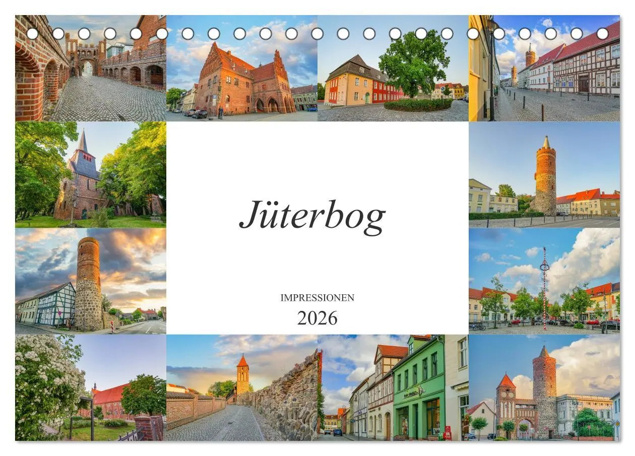Cover: 9783457788189 | Jüterbog Impressionen (Tischkalender 2026 DIN A5 quer), CALVENDO...