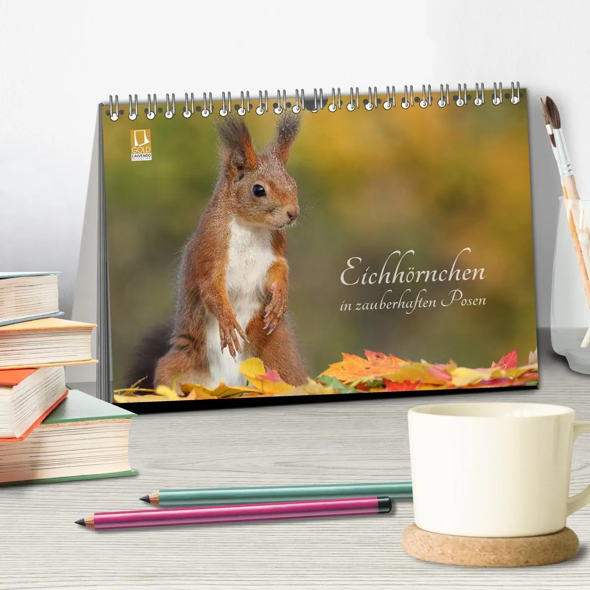 Bild: 9783457928189 | Eichhörnchen in zauberhaften Posen (Tischkalender 2026 DIN A5...