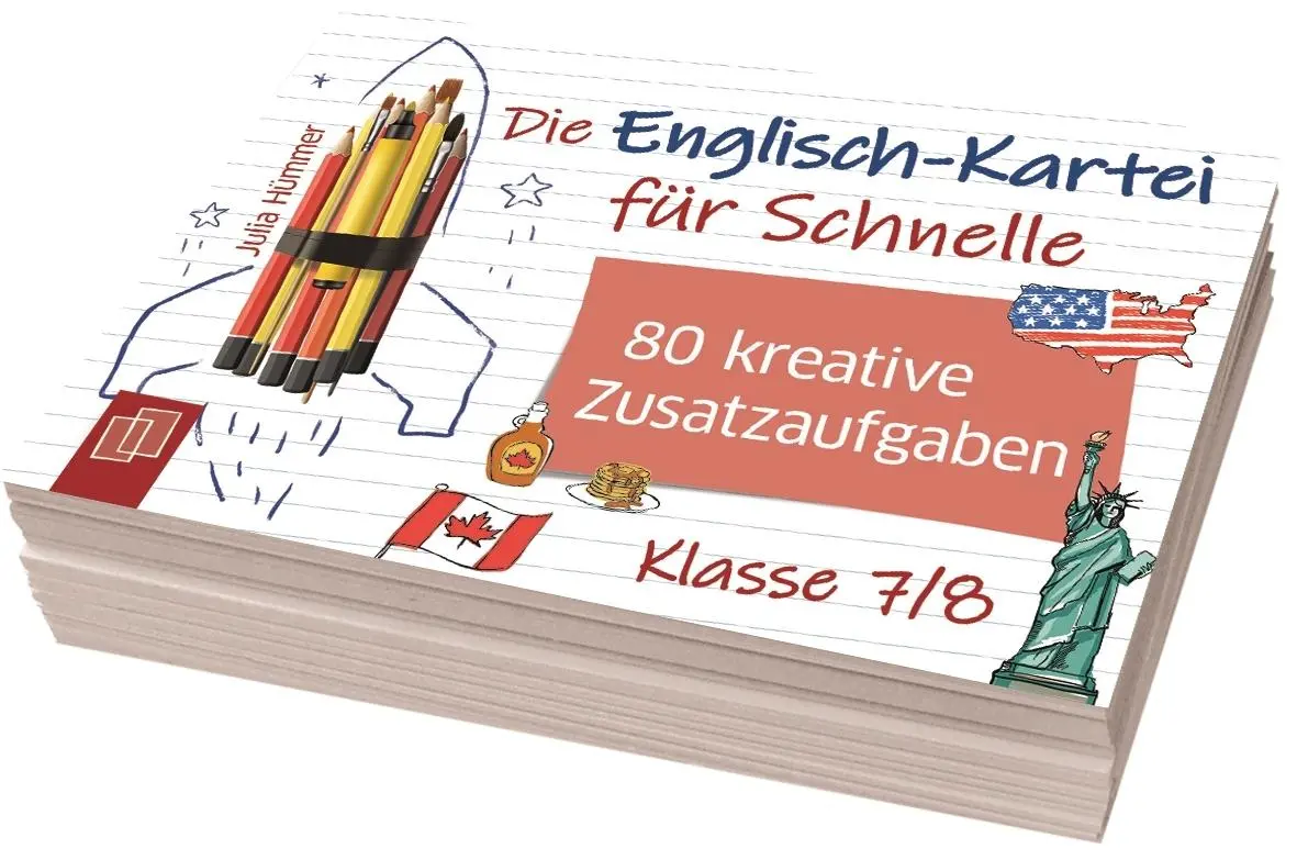Bild: 9783834668189 | Die Englisch-Kartei für Schnelle - Klasse 7/8 | Julia Hümmer | Box