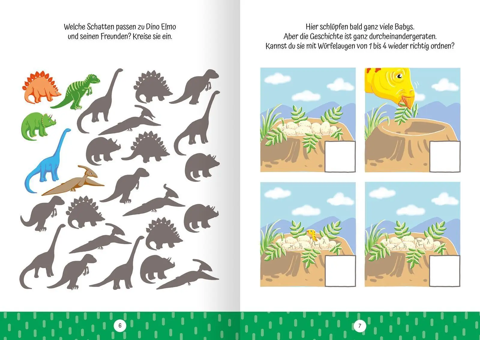 Bild: 9783845868189 | Ruckzuck weggewischt! Dinosaurier | Rätseln mit abwischbarem Stift