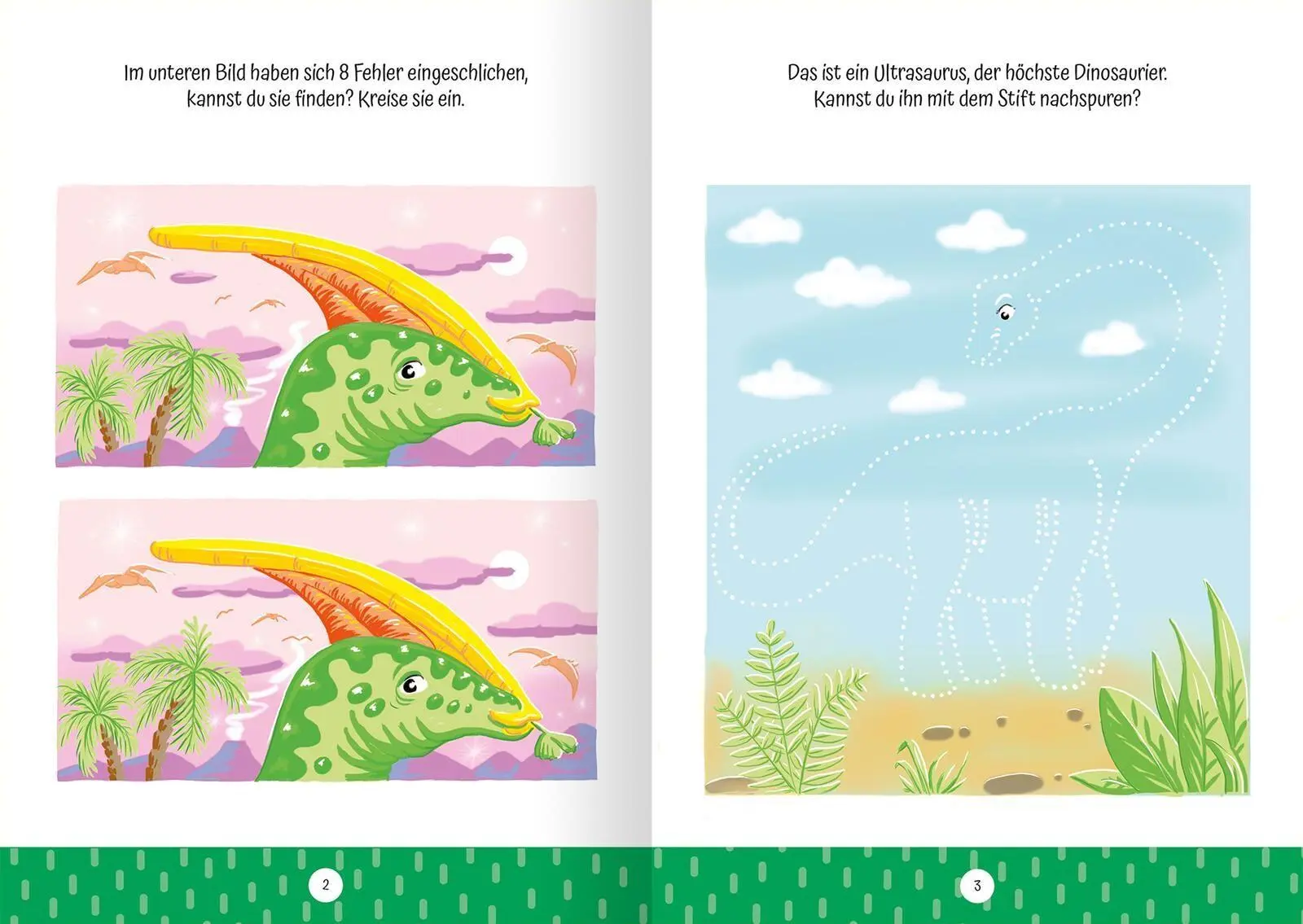 Bild: 9783845868189 | Ruckzuck weggewischt! Dinosaurier | Rätseln mit abwischbarem Stift