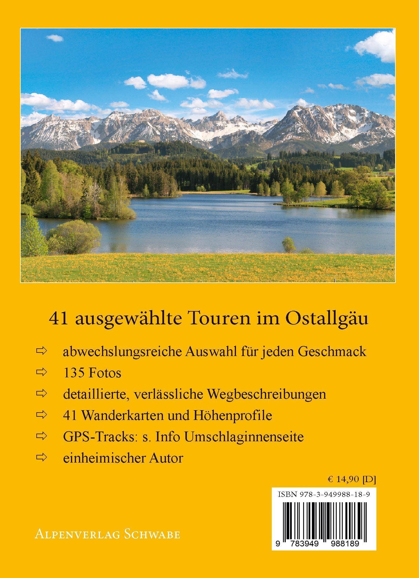 Bild: 9783949988189 | Lieblings-Wanderungen Ostallgäu | Gerald Schwabe | Taschenbuch | 2025