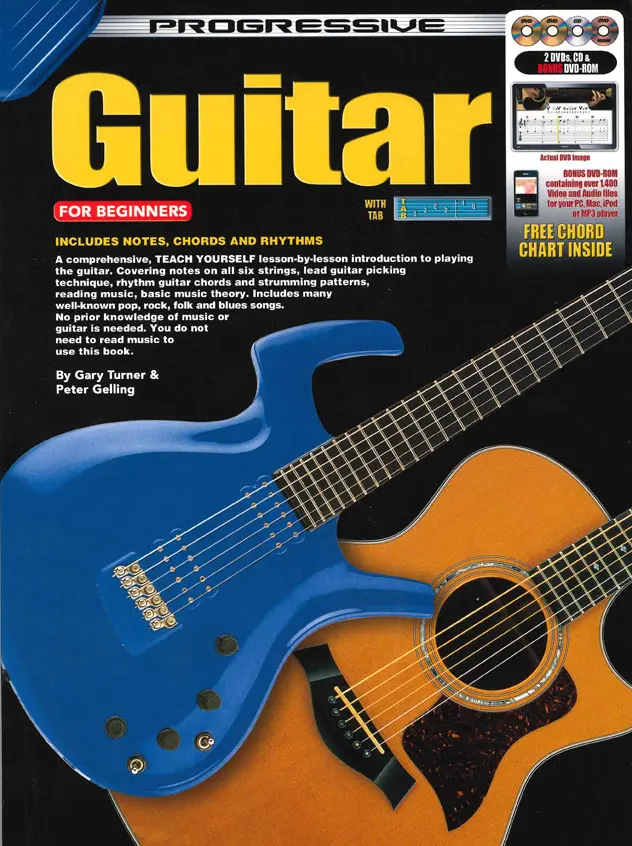 Cover: 9789829118189 | Guitar For Beginners | Gary Turner | Progressive | Buch + CD + DVD