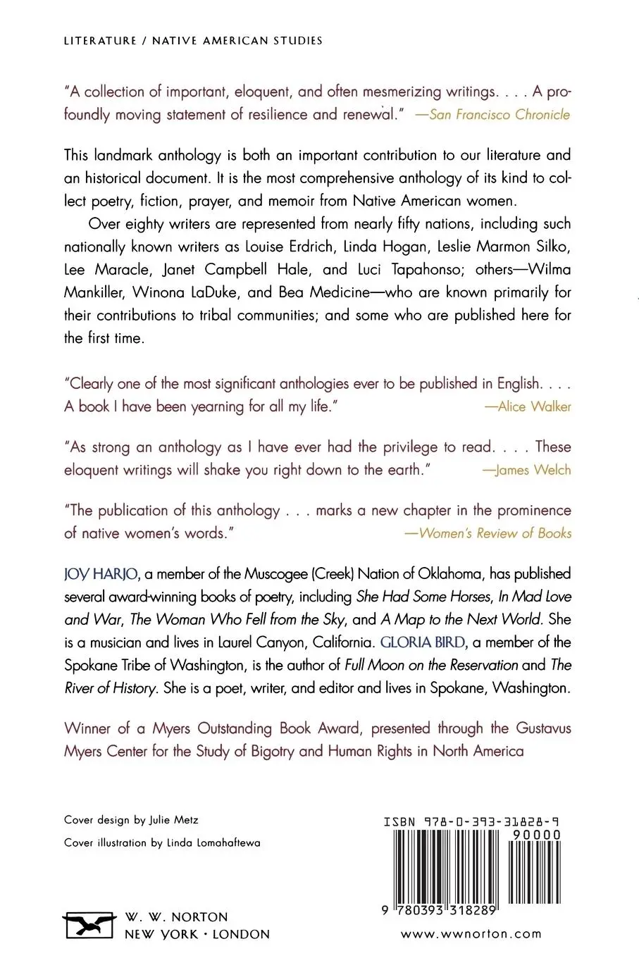 Rückseite: 9780393318289 | Reinventing the Enemy's Language | Gloria Bird (u. a.) | Taschenbuch