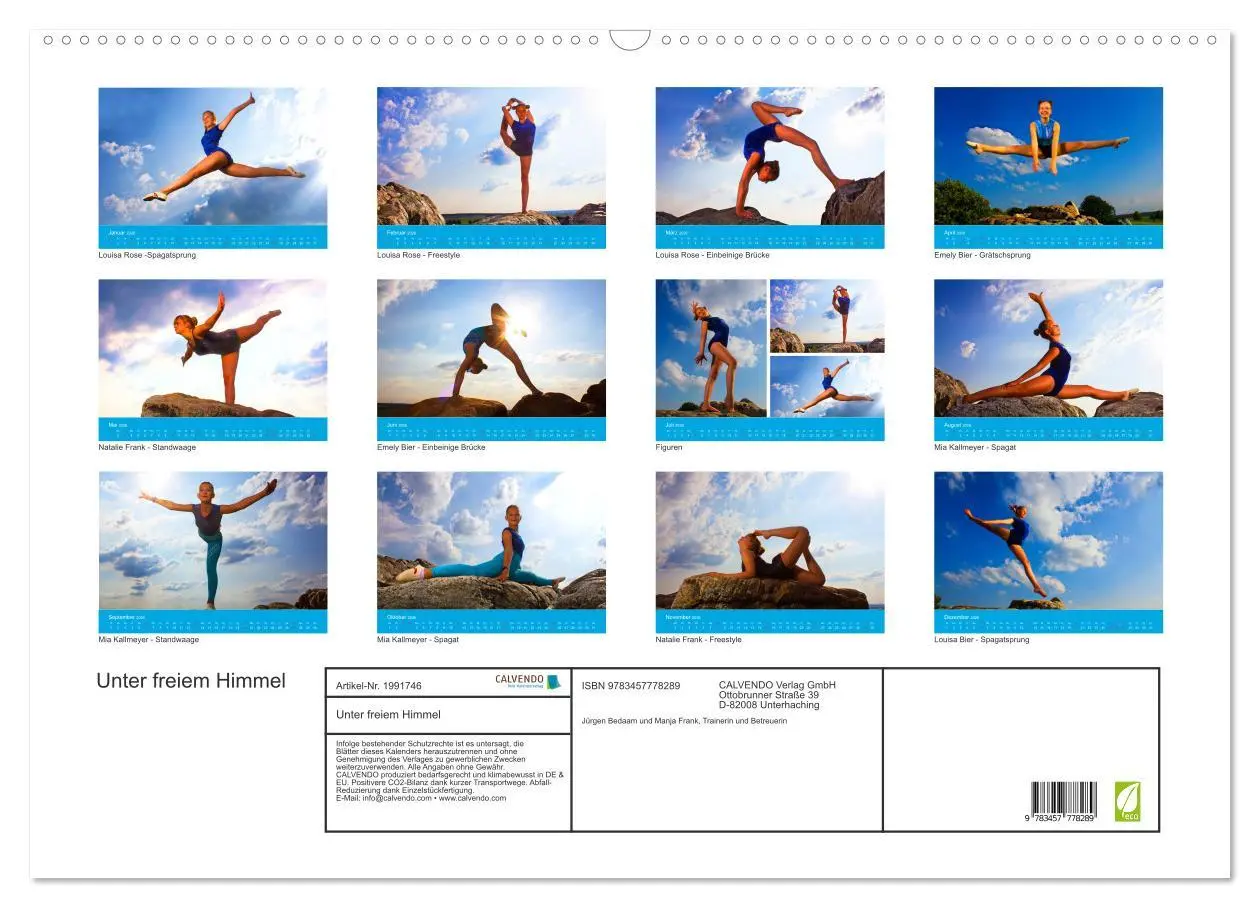 Bild: 9783457778289 | Unter freiem Himmel (Wandkalender 2026 DIN A2 quer), CALVENDO...