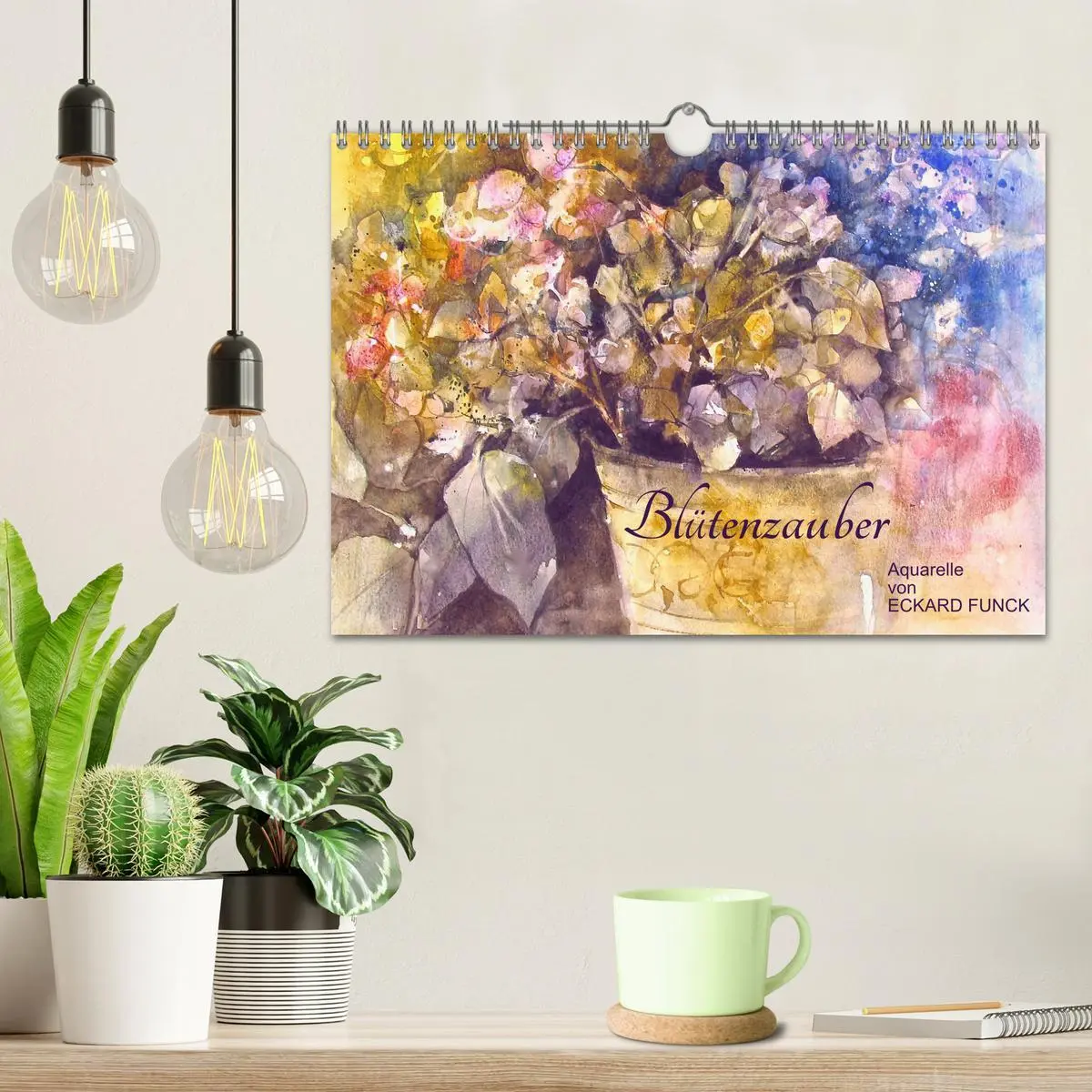 Bild: 9783516008289 | Blütenzauber - Aquarelle von ECKARD FUNCK (Wandkalender 2026 DIN A4...