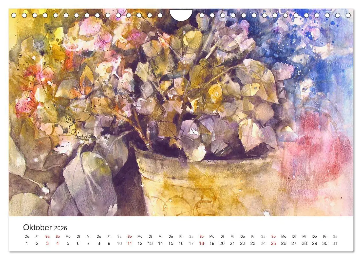 Bild: 9783516008289 | Blütenzauber - Aquarelle von ECKARD FUNCK (Wandkalender 2026 DIN A4...