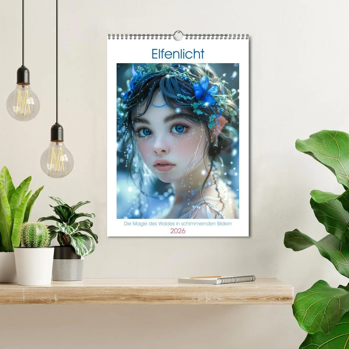 Bild: 9783516248289 | Elfenlicht (Wandkalender 2026 DIN A3 hoch), CALVENDO Monatskalender
